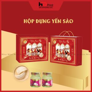 HỘP  ĐỰNG YẾN SÀO  VINAGREEN TEXT