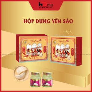 HỘP ĐỰNG YẾN CHƯNG VINAGREEN TEXT